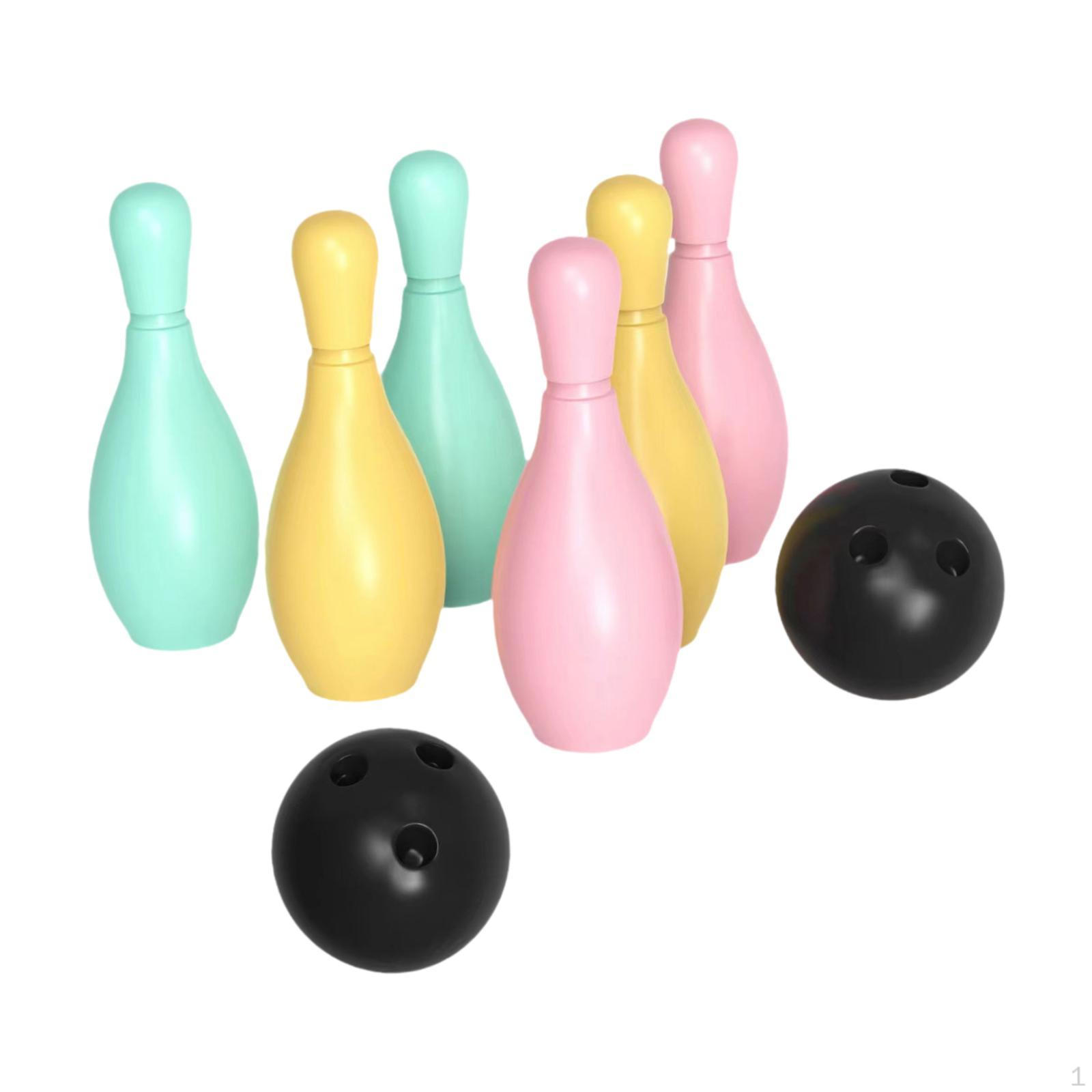 

Детский набор для боулинга, семейная игра, детские забавные мини-игрушки, спорт для садовой вечеринки 6 Pins