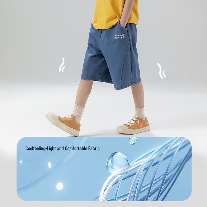 EBAER Kids  All-Cotton Knitted Summer Shorts 120