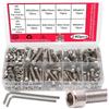 240pcs Stainless Steel Nut And Bolt Set Corrosion Resistant Hex Socket Screw Set  Woodworking