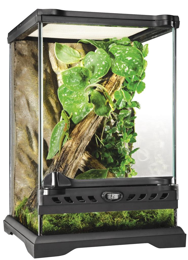 GEX EXO TERRA Glass Terrarium Nano PT2601 Front Door Reptile Breeding Cage X X H33cm W21.5 D21.5