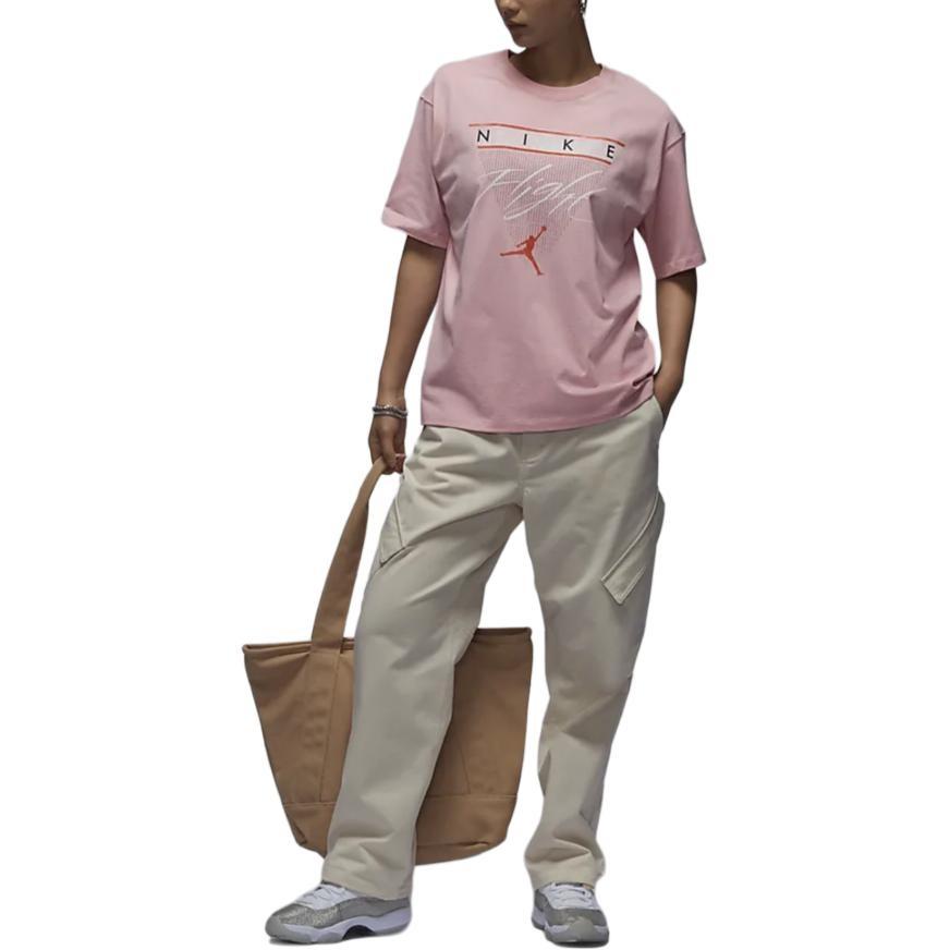 Jordan Flight T Shirt Women's Pink FQ3241-607