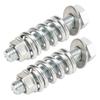 Exhaust Spring Bolt Nut M10x1.25 Tight Fixation Noise Reduction Manifold Bolt Kit for Exhaust Pipe Repair