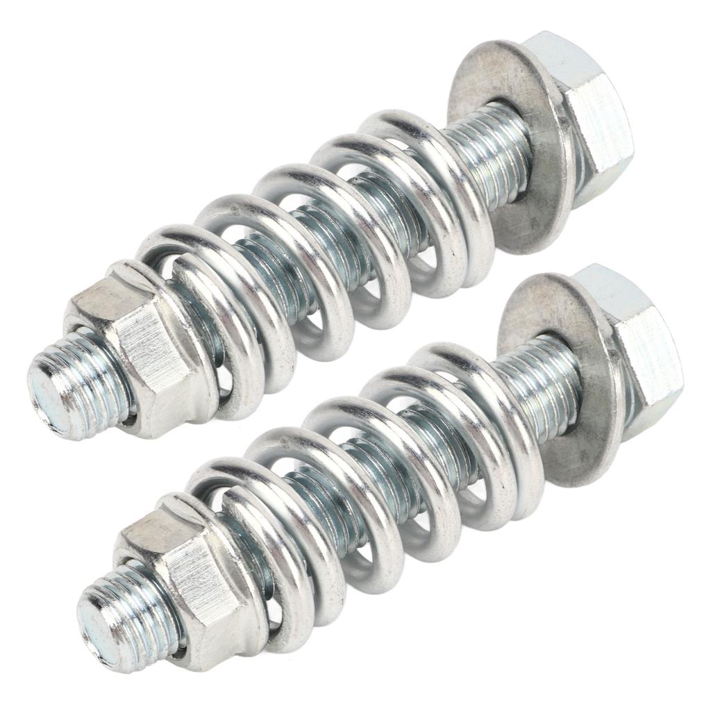 Exhaust Spring Bolt Nut M10x1.25 Tight Fixation Noise Reduction Manifold Bolt Kit for Exhaust Pipe Repair