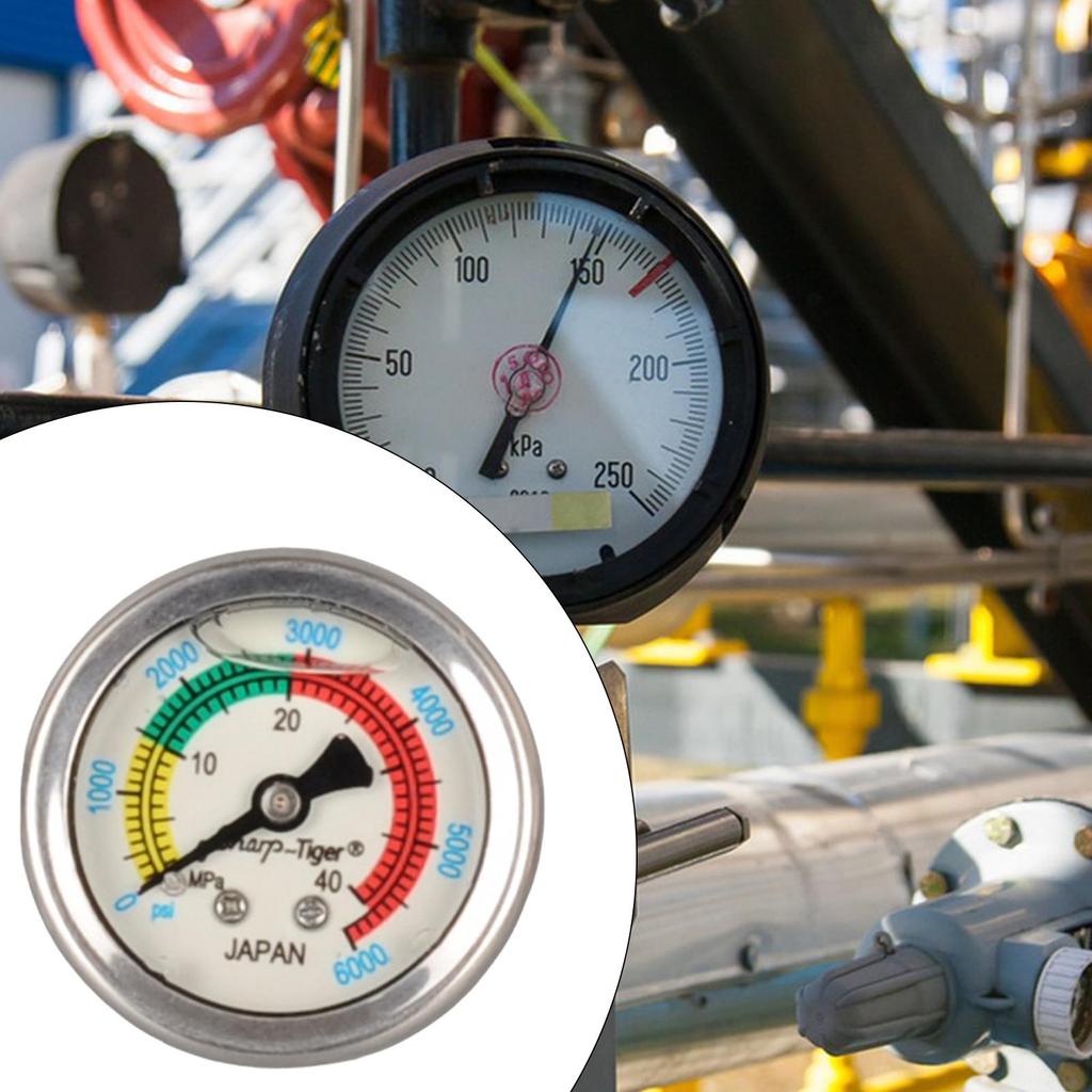 High Pressure Air Pump Gauge Easy to Read Accurate Pressure Inflator Gauge