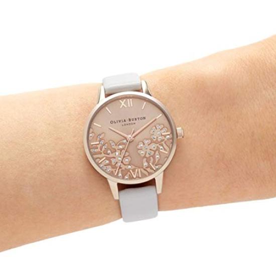 Authorized Distributor Olivia Burton Watch Ladies OB16MV102 Bejeweled Lace Blush Pale Rose Gold [OLIVIA BURTON] &