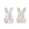 WTEMPO DIY Ribbon Bow Gift Boxes Cute Rabbit Design Easter Foldable Printed Paper Baskets Spring Party Wedding Birthday Festive Decor Treat Boxes