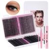 800 Clusters Of Single-Cluster False Eyelashes 9-16Mmdiy Segmented Natural Dense D-Curve Self-Grafting