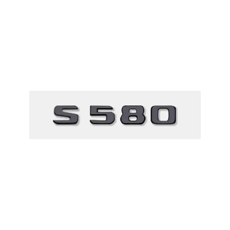 S63 65 160 S220 250 S480 S550 S600 Letter Logo Car Sticker for Mercedes Benz S Class Refit Rear Boot Displacement Trunk Label