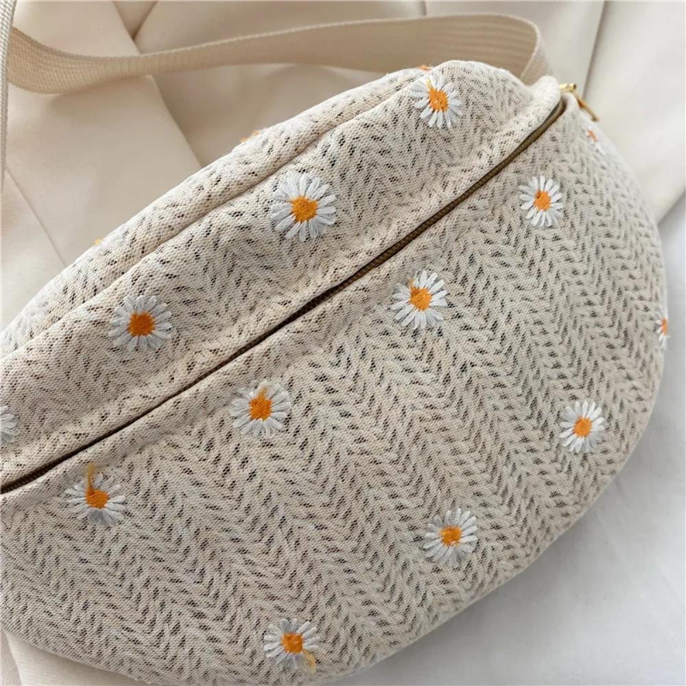 Women's Waist Bag Woven Ladies Shoulder Crossbody Bags for Women Summer Fanny Pack Fashion Phone Female Chest Bag