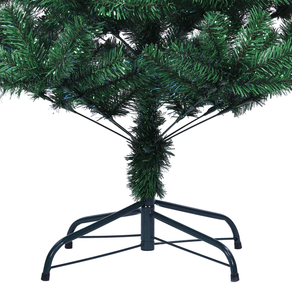 Vidaxl Artificial Christmas Tree with Iridescent Tips, Green, 150 Cm