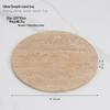 Natural Travertine Round Decorative Tray