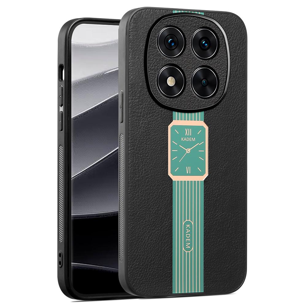 For Xiaomi Redmi Note 14 Pro 5G/Poco X7 5G Case Leather+TPU+Acrylic Anti-Scratch Phone Cover