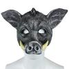 3D Realistic Wild Boar Face Mask PU Foam Pig Face Cover Dress Up Party Animal Cosplay Rave Mask Halloween Masquerade Party Props
