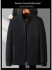Dad's Fleece-Lined Winter Coat for Middle-Aged & Elderly Men - Warm Cotton Jacket for Autumn & Winter