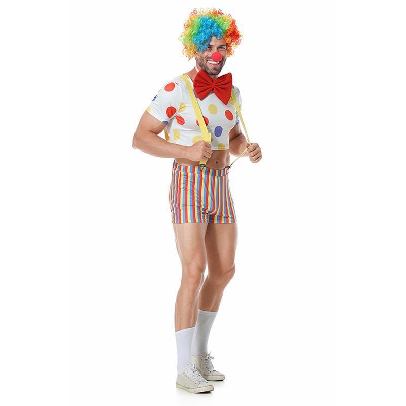 Joker Comic Halloween Cosplay Carnival Magic Role Play Makeup Ball Costume Stage