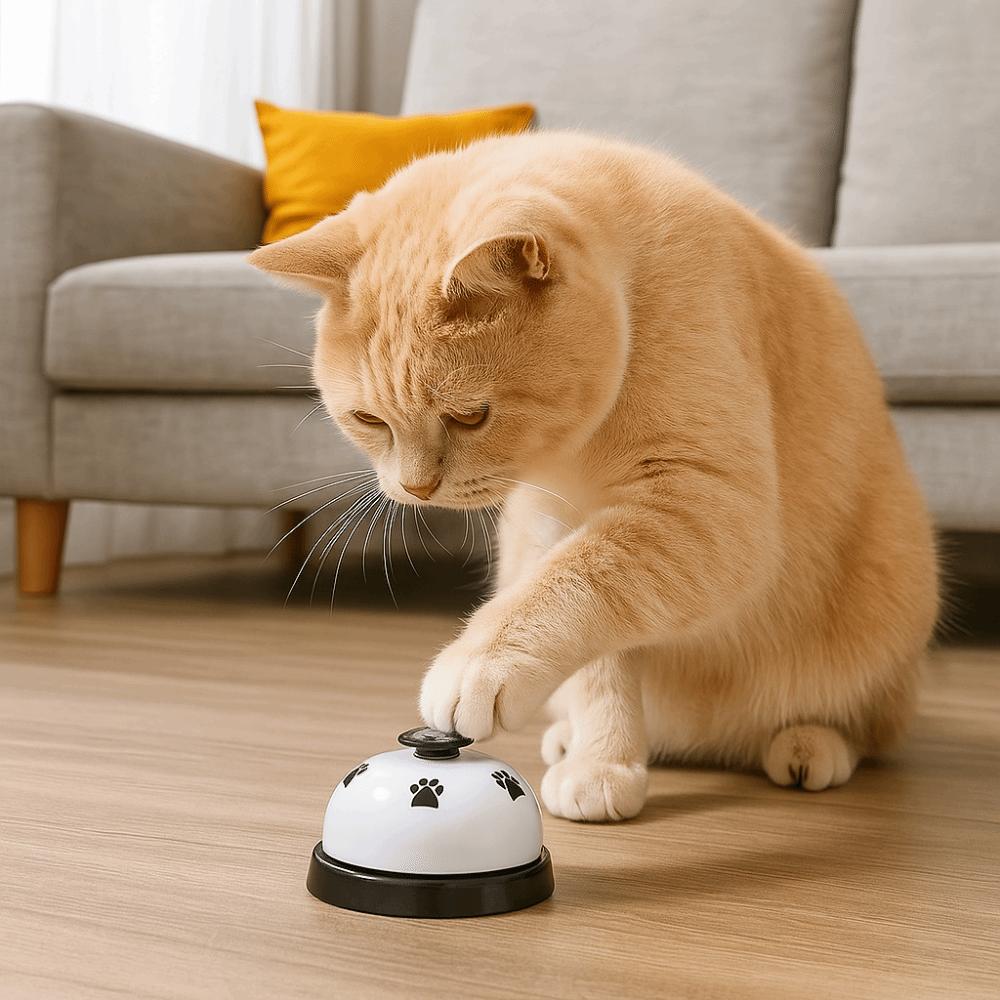 2pcs/set Cute Cartoon Pet Training Bells Footprint Pattern Funny Dog Doorbells Call Bell Feeding Reminder Bell for Cats and Dogs