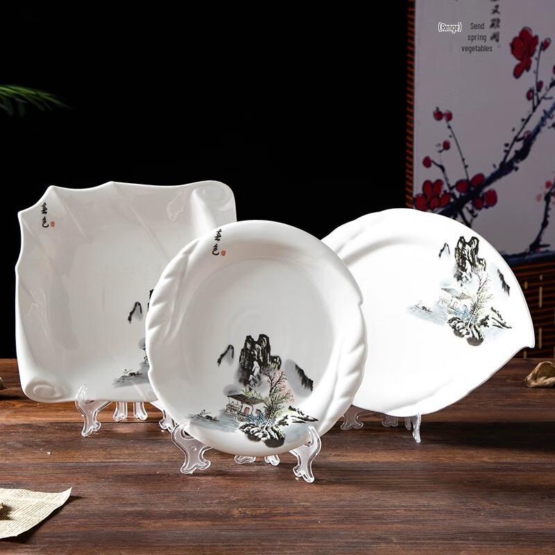 Künstlerischer unregelmäßiger Keramikteller