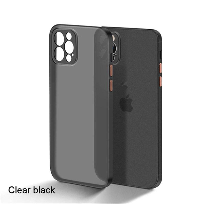 

Роскошный ультратонкий полупрозрачный силиконовый мягкий чехол для iPhone 14 13 11 12 Mini Pro XS Max X XR 7 8 Plus SE противоударный матовый чехол iPhone 14