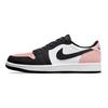 Air Jordan 1 Retro Low OG GS Bleached Coral Kids Sneakers Pink Black White CZ0858-061