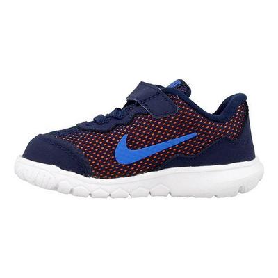 Flex Experience 4 Velcro Low Top Casual Running Shoes Baby Sneaker Blue Orange 749810-400