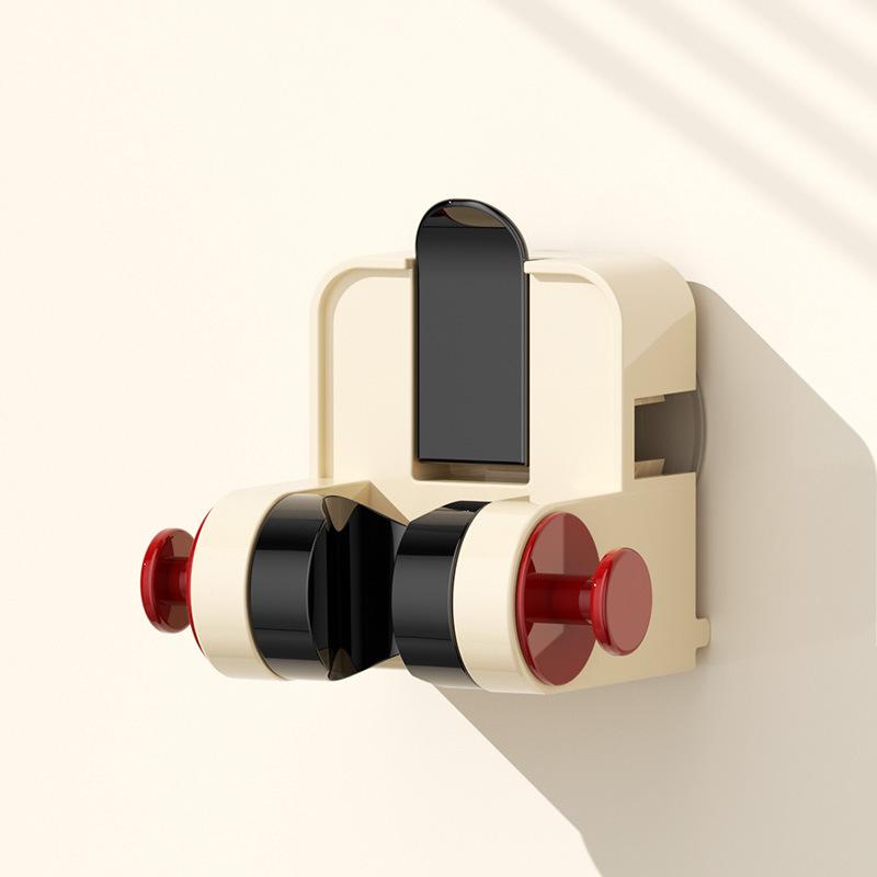 

Держатель для душа на присоске, регулируемая подставка для душевой лейки, универсальный кронштейн для ванной комнаты, основание для насадки, вращение без проколов чёрный