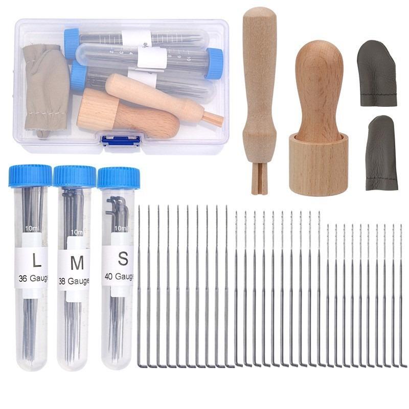 

BEPAN Needle Felting Tools Kit DIY Wool Roving Felting Supplies with Foam Mat Needles Finger Guards for Beginners