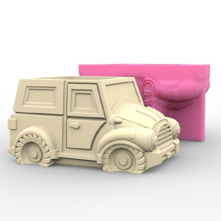 Concrete Molds Car Shaped DIY Vase Mold Suitable for Making Vase Succulent Vase