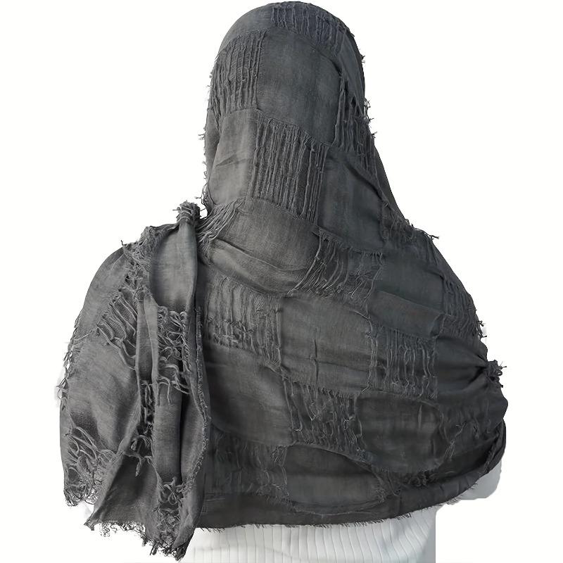 Medieval Renaissance Cloak with Viking Brooch – Hooded Scarf for Halloween Costumes, Streetwear, and Pop Culture Events