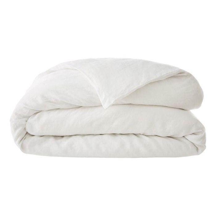 "Soline" Duvet Cover All Sizes Washed Linen - Soline Craie - Duvet Cover 260 X 240 Cm