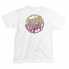 Santa Cruz TOXIC DOT Skateboard T-Shirt WEISS