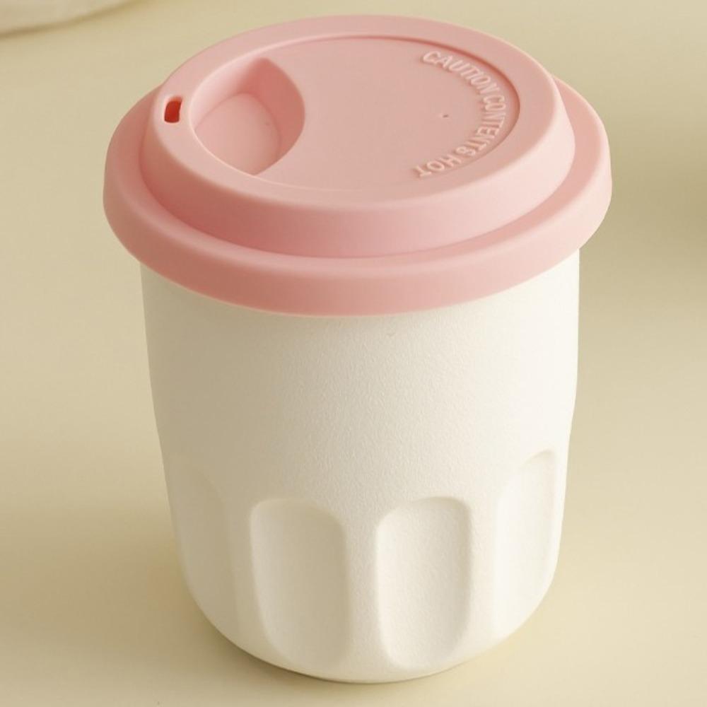 

Leak Proof Mini Water Cup with Lid Travel Mug Beverages Cup Tea Cup Gift Giving белый