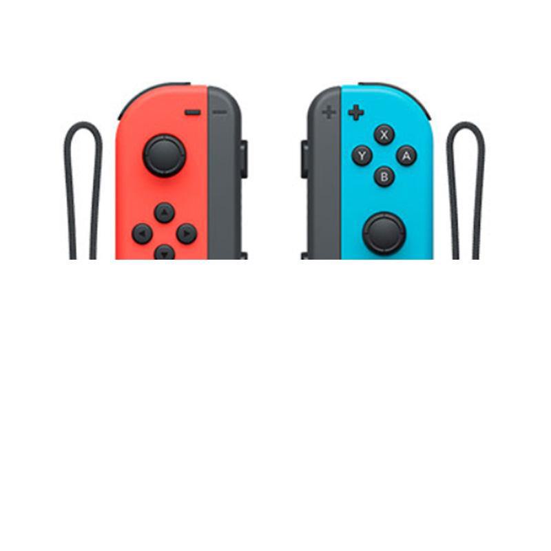 NS Switch JoyCon Bluetooth Controller with Left/Right Handles, Remote Wake-Up, and Hand Strap