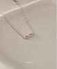 Judien 14K 18K Mobius Twist Cubic Necklace (Type B)