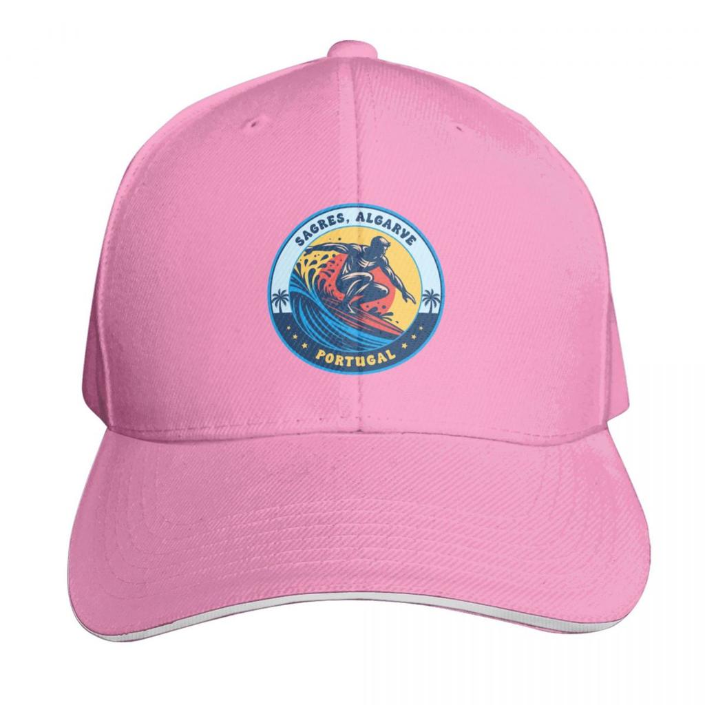 Sagres Algarve Portugal Surfing Design Baseball Cap Anime GentleUnisex Hat Trucker Cap luxury caps Luxury Women Unisexs