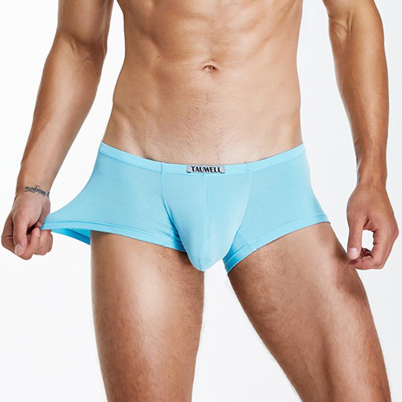 Herren Niedrig sitzende einfarbige Boxer Briefs Komfort Atmungsaktiv Enganliegende Unterhose Lässig Minimalistisch Slim-Fit Boxershorts