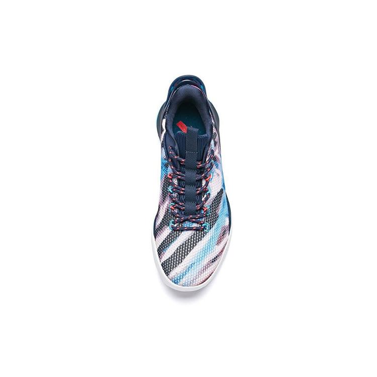 Anta ENDLESS FIRE 3.0 Slip Resistant Abrasion Resistant Low top Basketball Shoes Men's Blue 11931608-14