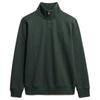 Sweatshirt Essential Demi-Zip Half-zip Cotton Green