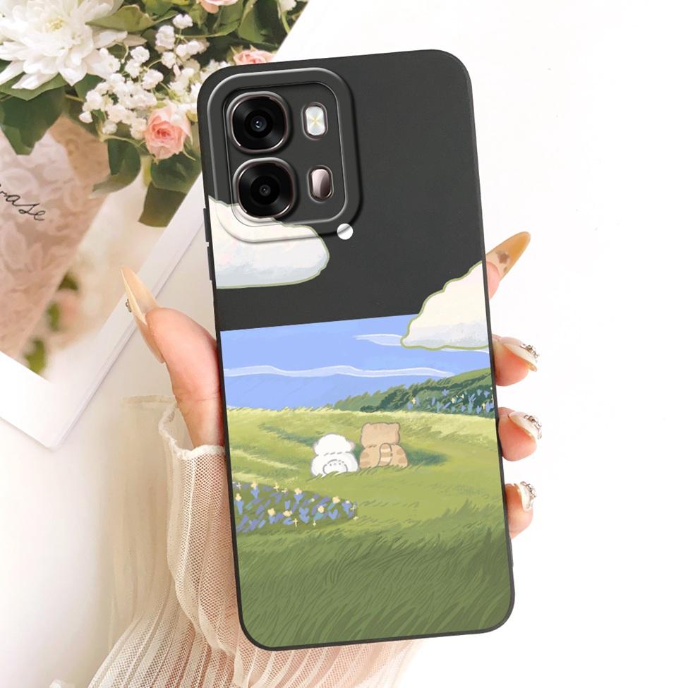 For Oppo A6s 5G CPH2789 Cover For Oppo A6s 4G CPH2815 Casing Silicone Luxury Fashion Kawaii Cute Painted Shockproof Phone Case