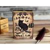 Leather Journal Spell Wizard Cat Book Blank Magik Notebook Book Of Shadows Wiccan Pagan Grimoire Book for Traveling Sketching Best Gift