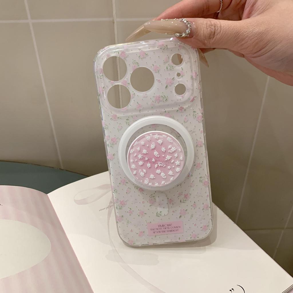 Spring Floral iPhone Case: Drop-Proof, Magnetic, for Models 13, 14, 15PM, 16pro, 17pro
