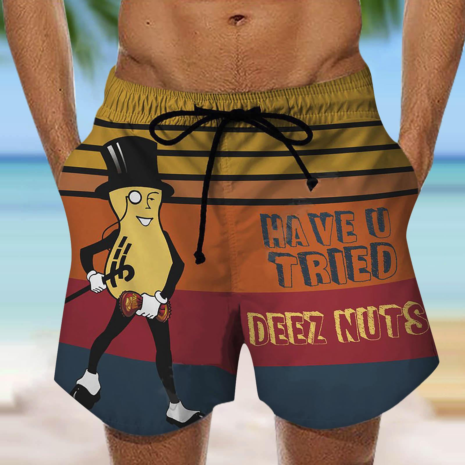 

Мужские плавки, быстросохнущие шорты для пляжного серфинга, бега и плавания на шнурке S оранжевый