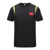 Chinese Team Quick-Dry Martial Arts & Sports Training T-Shirt: Breathable, Sweat-Absorbent, Short Sleeve, Round Neck for Students & Athletes.