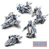 Moc 5 In 1 Creative Electric Rc Mechanical Dragon Model Construction Blocks Airplane Assembly Children'S Game Plaything Birthday Present