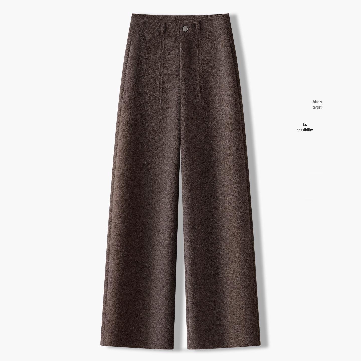 Women s 2025 High-Waisted Anti-Wrinkle Slimming Straight-Leg Trousers S+