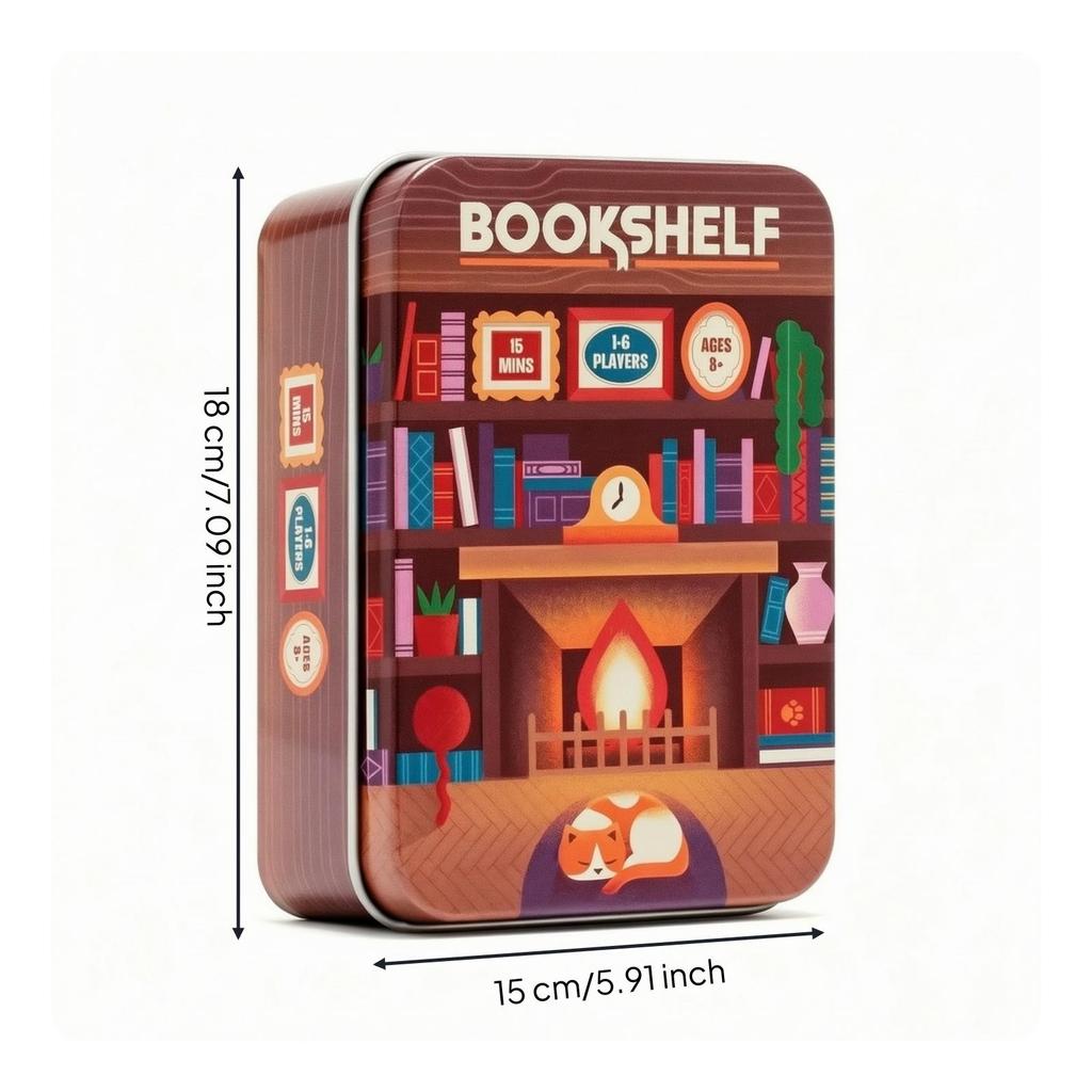 Bücherregal Stapelspiel Familienfreundlich Kooperativ für Familien,