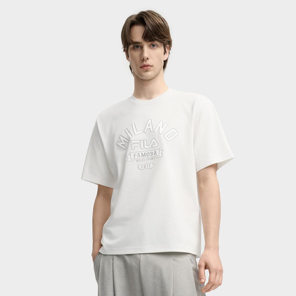 New FILA MILANO Collection T Shirt Men's F11M535101F-WT