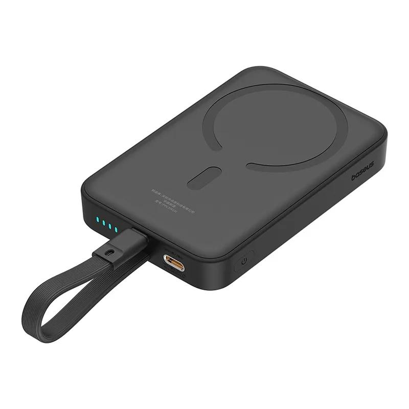Powerbank Magnetyczny Baseus Magnetic Mini 10000Mah, Lightning 20W Magsafe (Czarny)