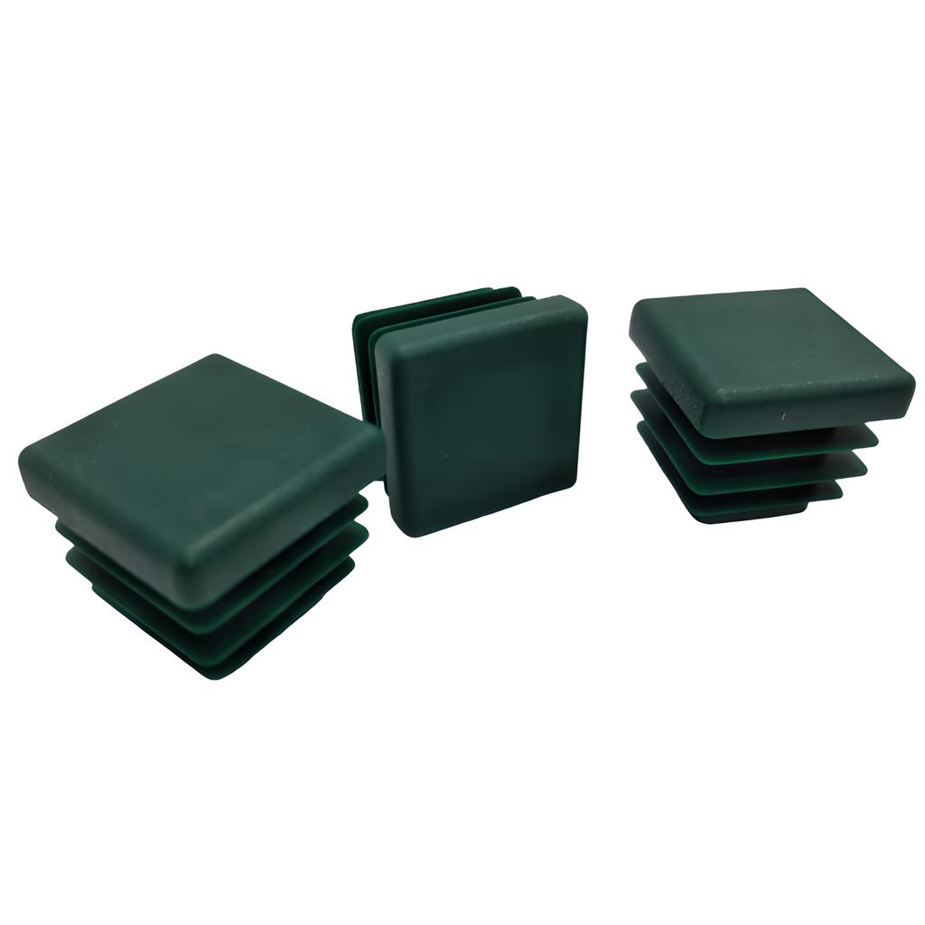 Internal cap for profile post roof 20x20 100 PCS GREEN