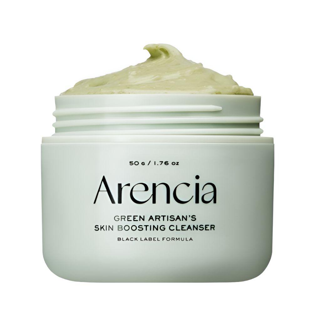 Arencia Green Очищающее средство для сияния кожи, ручная работа, 50 г - Свежий моти-очиститель пор и маска