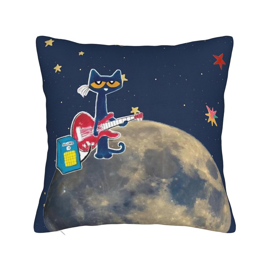 Pete The Cat Pillow Covers Merch Printed Cushion Cover Decorative  Throw Pillow Case Cover Home Multi Size